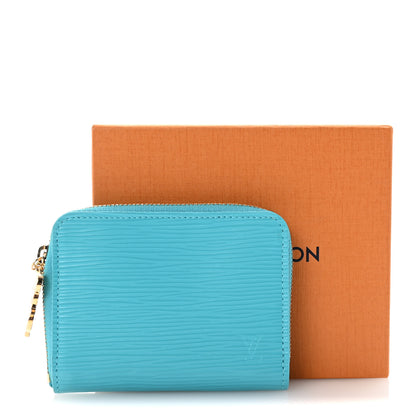Louis Vuitton LV x TM Epi Zippy Coin Purse Kabira Blue 7 of 7