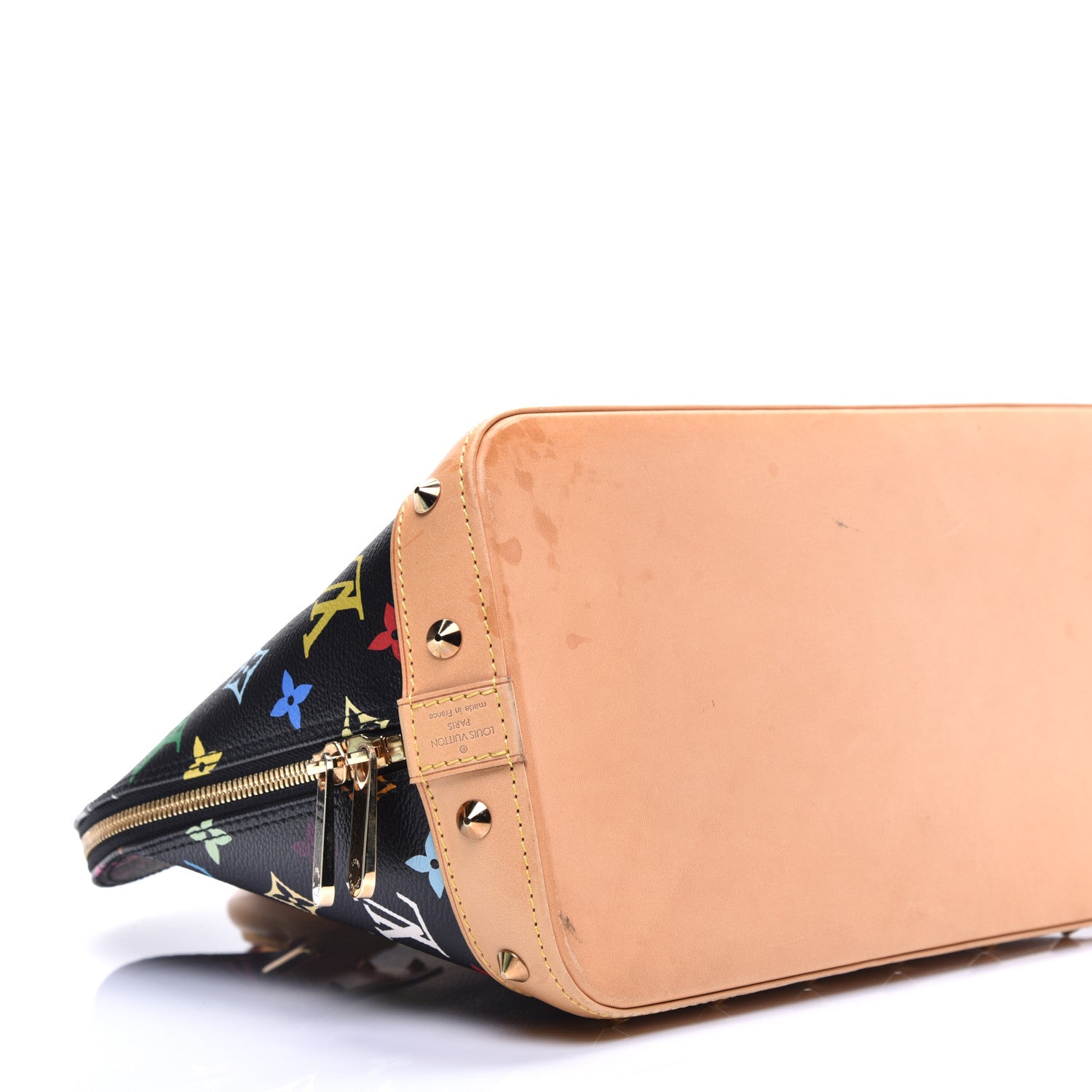 Louis Vuitton Monogram Multicolor Alma Black 7 of 9