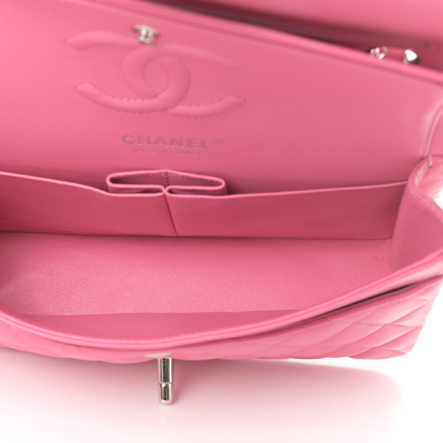 Chanel Lambskin Quilted Small Double Flap Pink 5 of 14