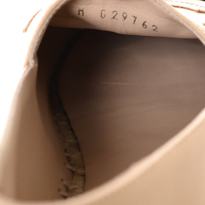 Chanel Lambskin CC Espadrilles 38 Beige Black 9 of 10