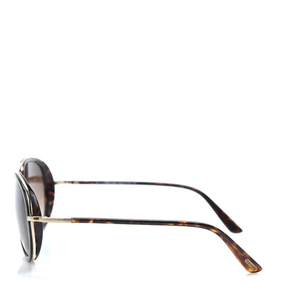 Tom Ford Miles Aviator Sunglasses TF341 Tortoise 3 of 7