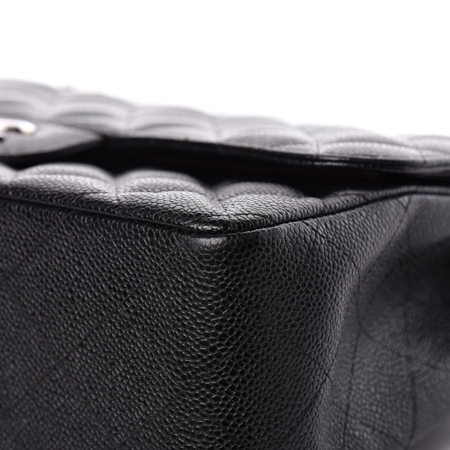 Chanel Caviar Quilted Jumbo Double Flap Black 15 of 18