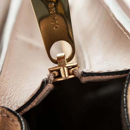 Celine Smooth Calfskin Suede Medium Trapeze Dune 7 of 12