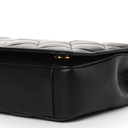 Chanel Lambskin Quilted Medium Diamond CC Flap Black 13 of 13