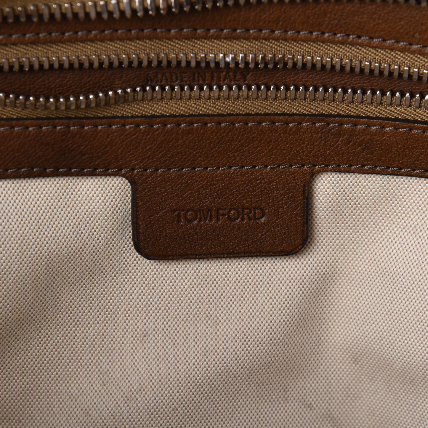 Nappa Mens Satchel Brown