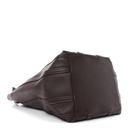 Balenciaga Calfskin Large Laundry Cabas Tote Marron Chocolate 4 of 9