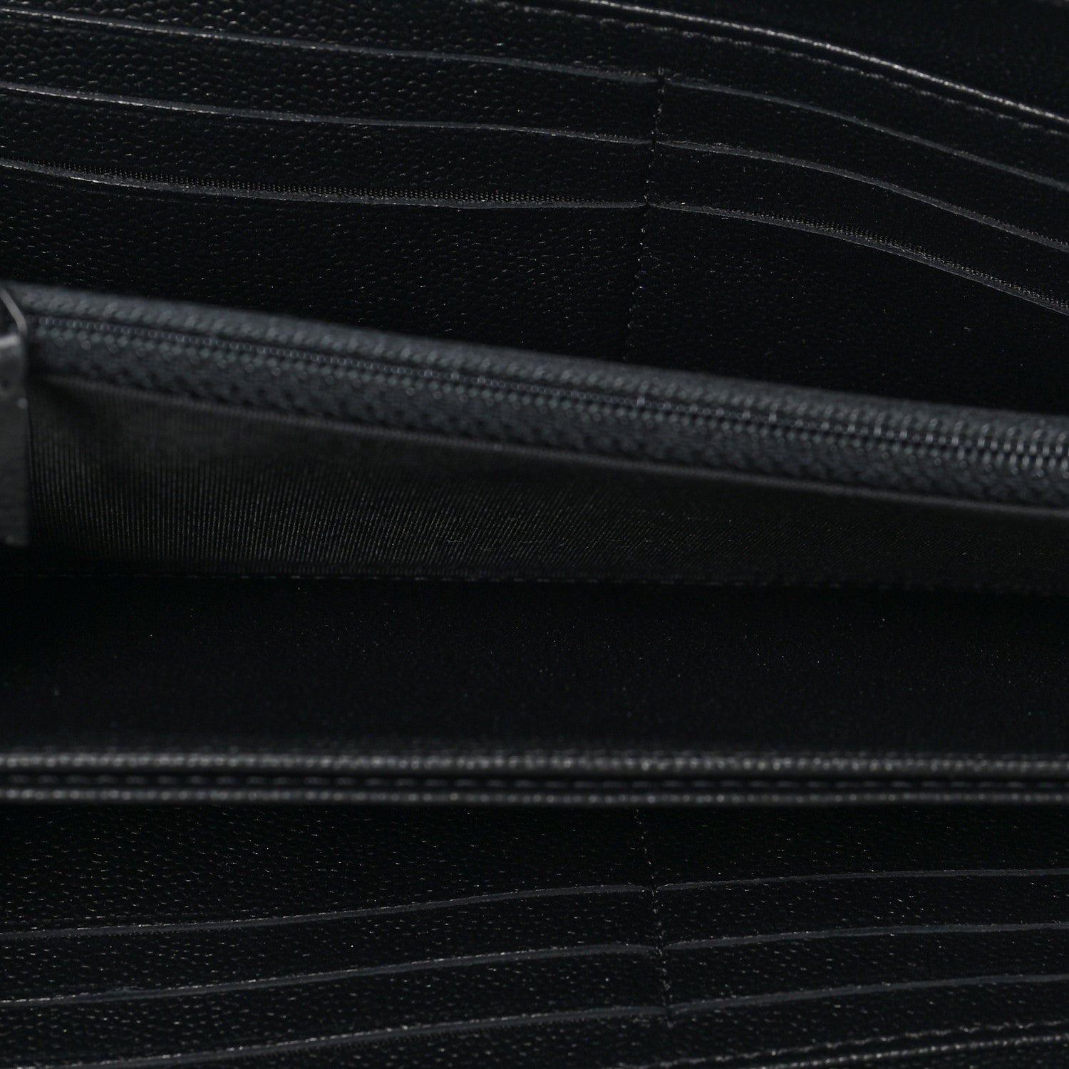 Chanel Caviar Quilted Boy Zip Around Organizer Wallet So Black 5 of 7