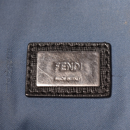 Fendi Vitello Elite Cuoio Monster Buggies Medium Roll Tote Black Multicolor Blue Cobalto 6 of 13