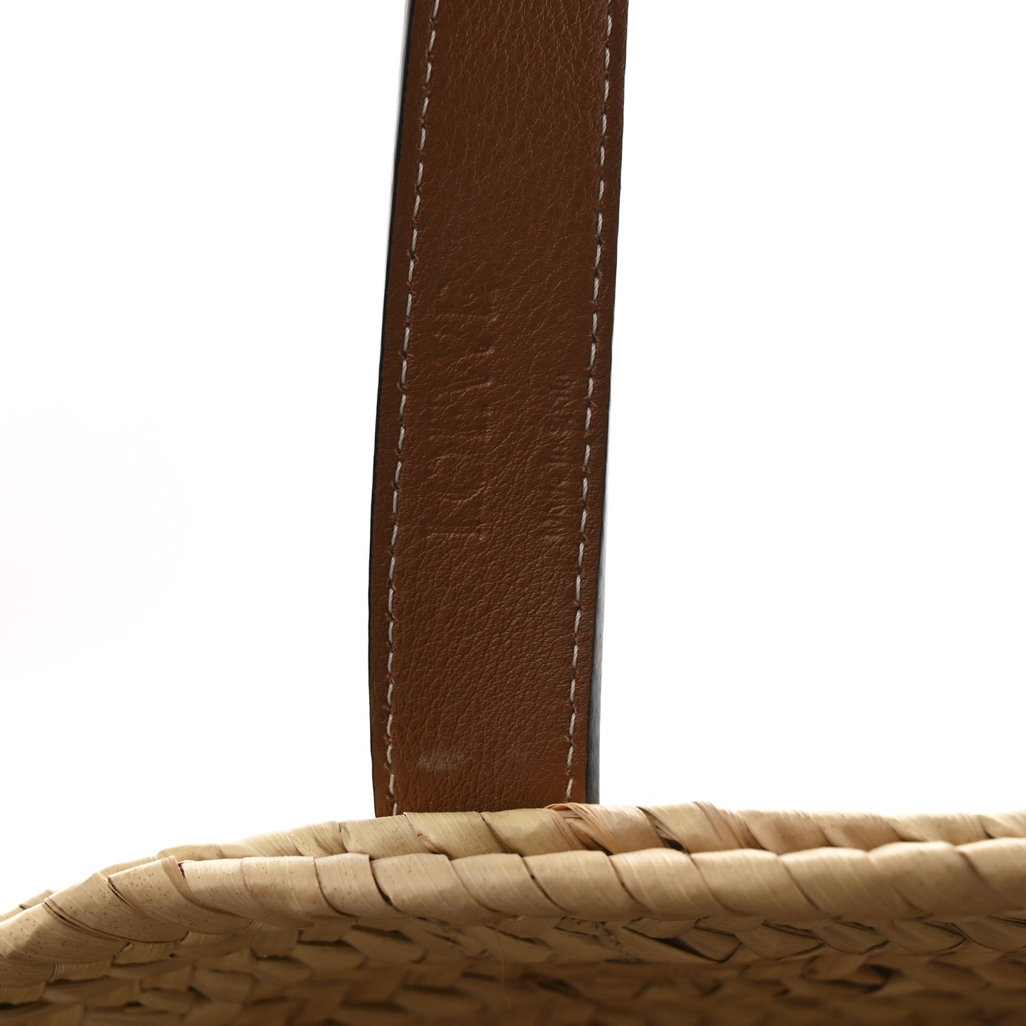 Raffia Basket Tote Bag Natural Tan