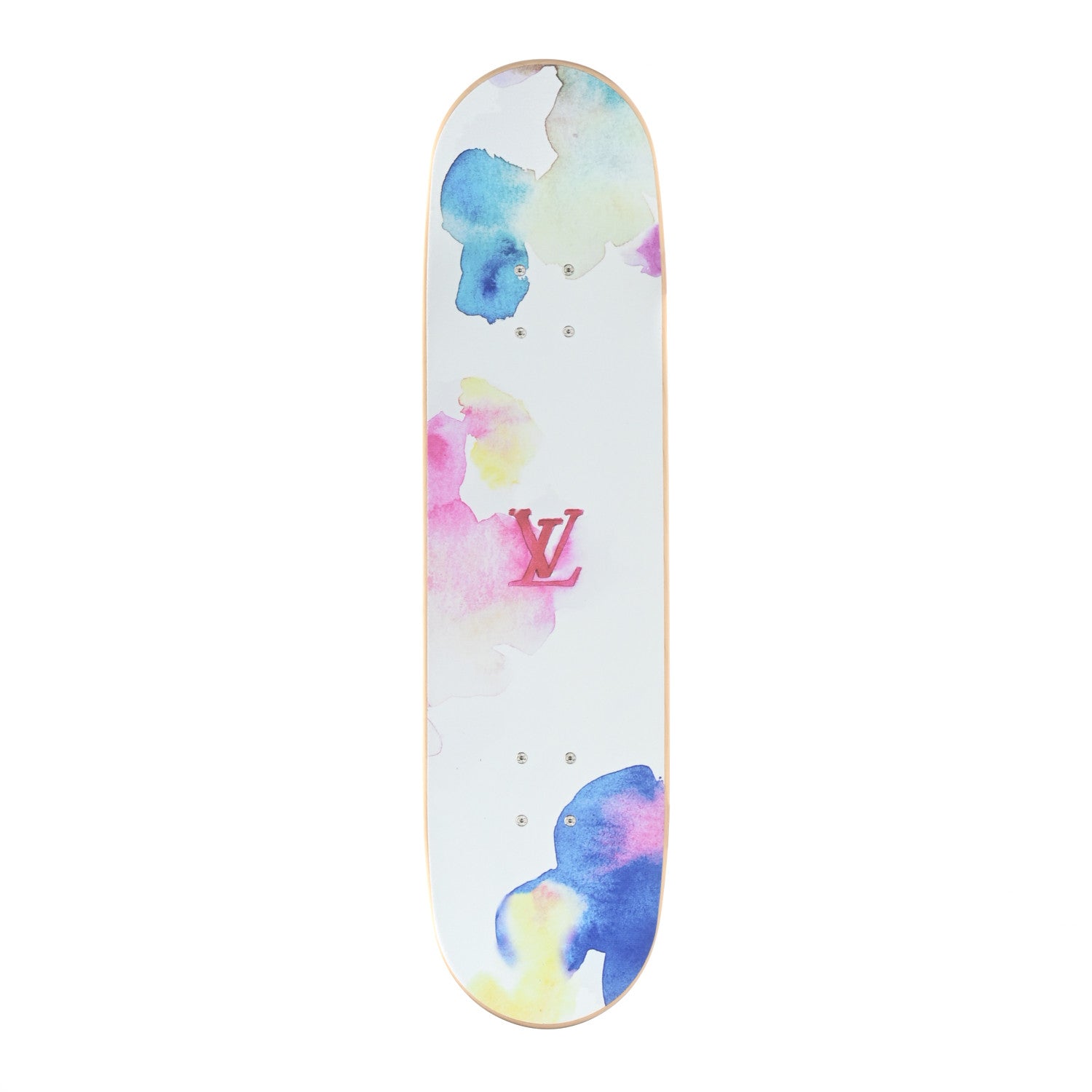 Louis Vuitton Monogram Watercolor Wood Skateboard Multicolor 1 of 5