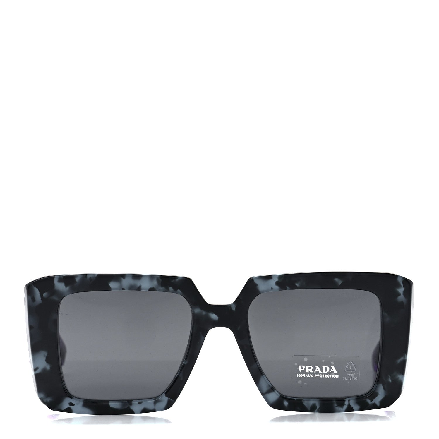 Prada Acetate Symbole Sunglasses SPR 23Y Slate Grey Purple 2 of 7