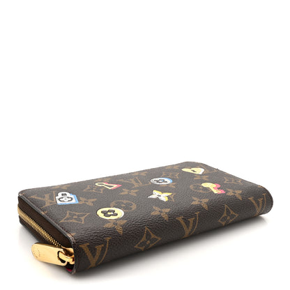Louis Vuitton Monogram LV Love Lock Zippy Wallet 4 of 14