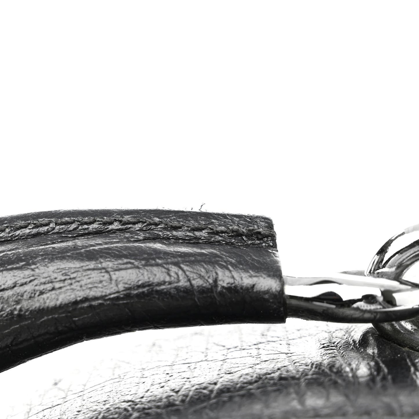 Monogram Large Horsebit Chain Hobo Black