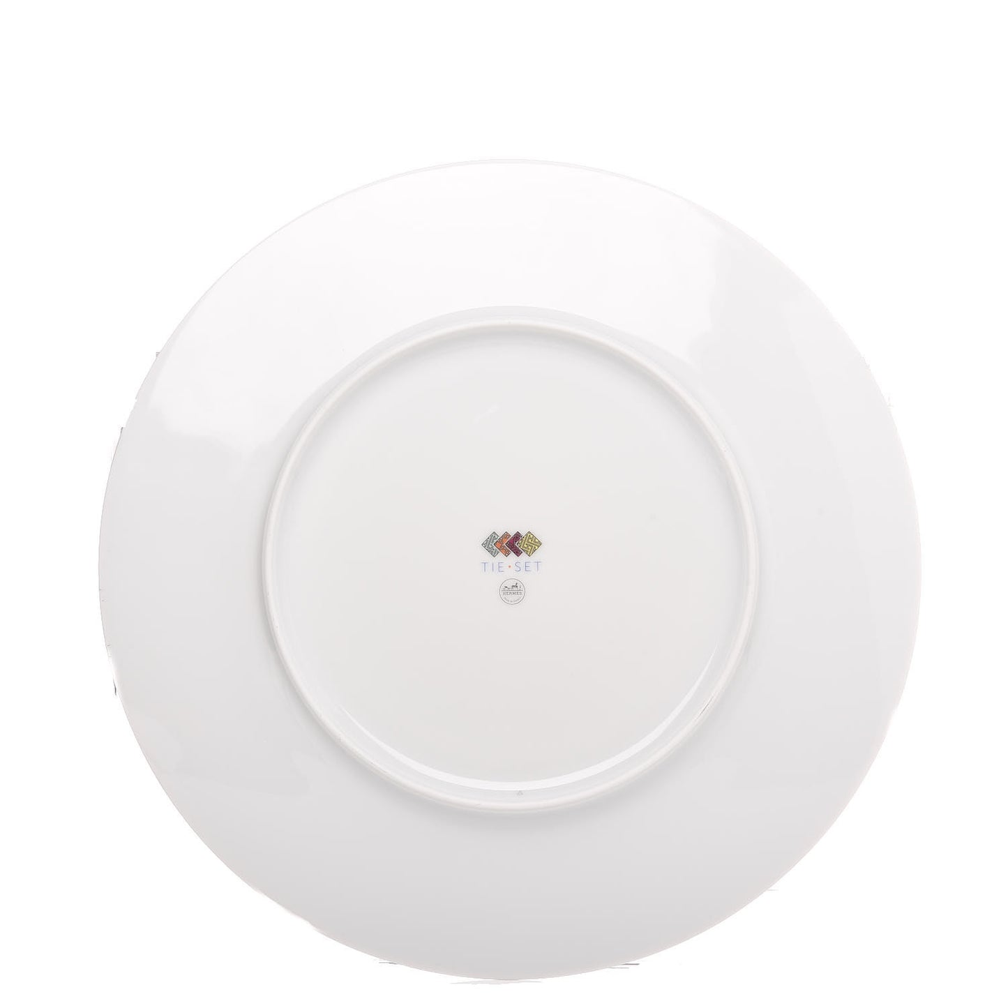 Porcelain Tie Dinner Plate Set of 2