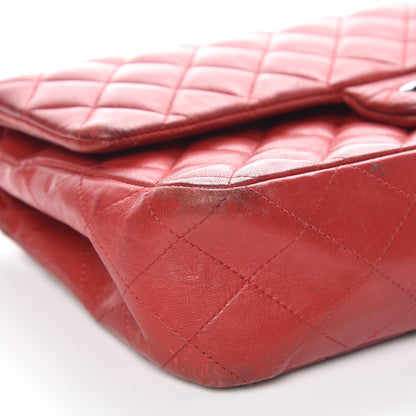 Chanel Lambskin Quilted Medium Double Flap Red 8 of 22