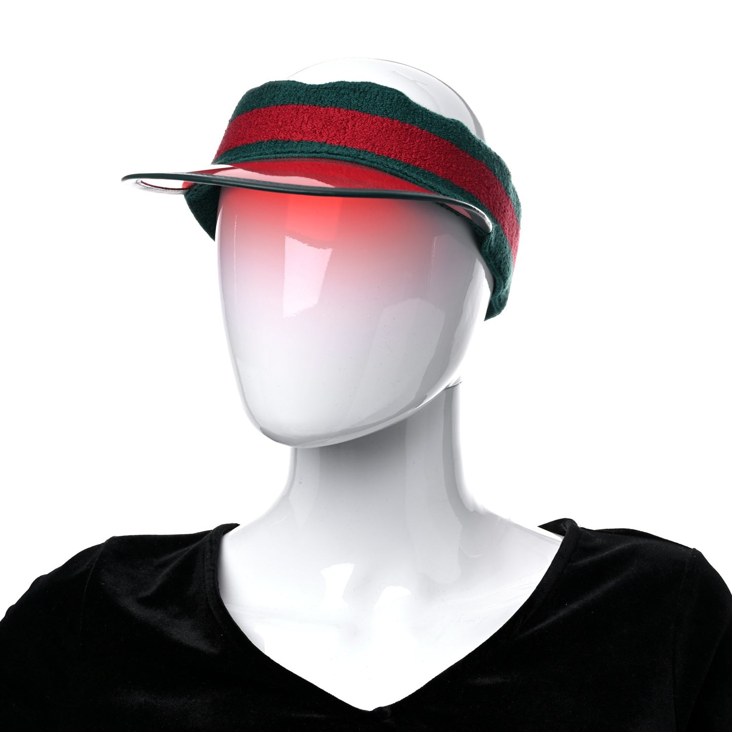 Vinyl Web Visor M Green Red