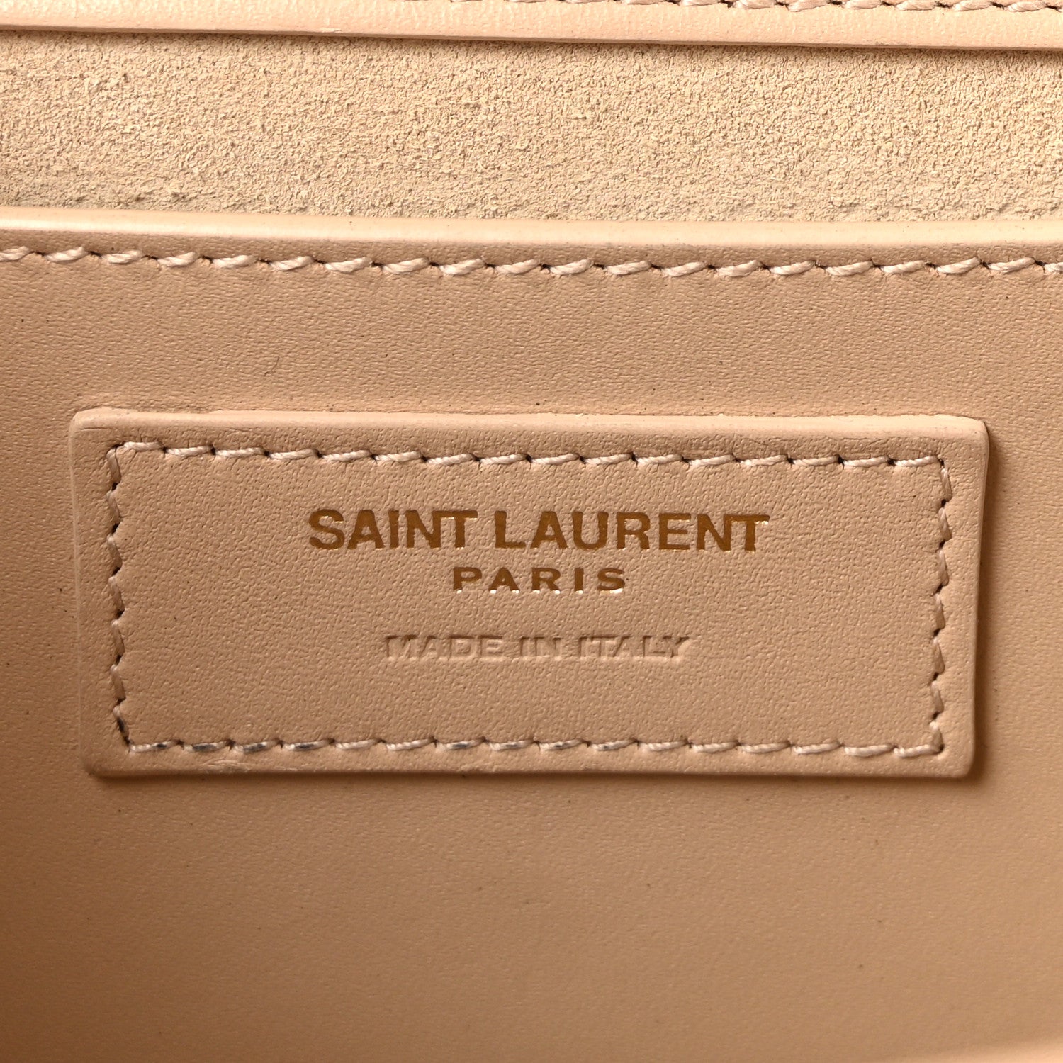 Saint Laurent Smooth Calfskin Medium Classic Monogram Kate Tassel Satchel Nude Powder 6 of 9