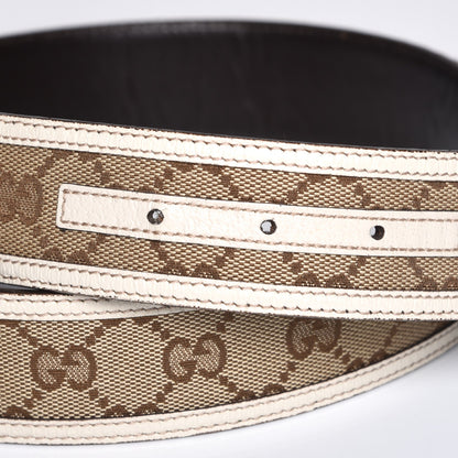 Gucci Monogram Interlocking G Belt 90 36 Off White 7 of 7