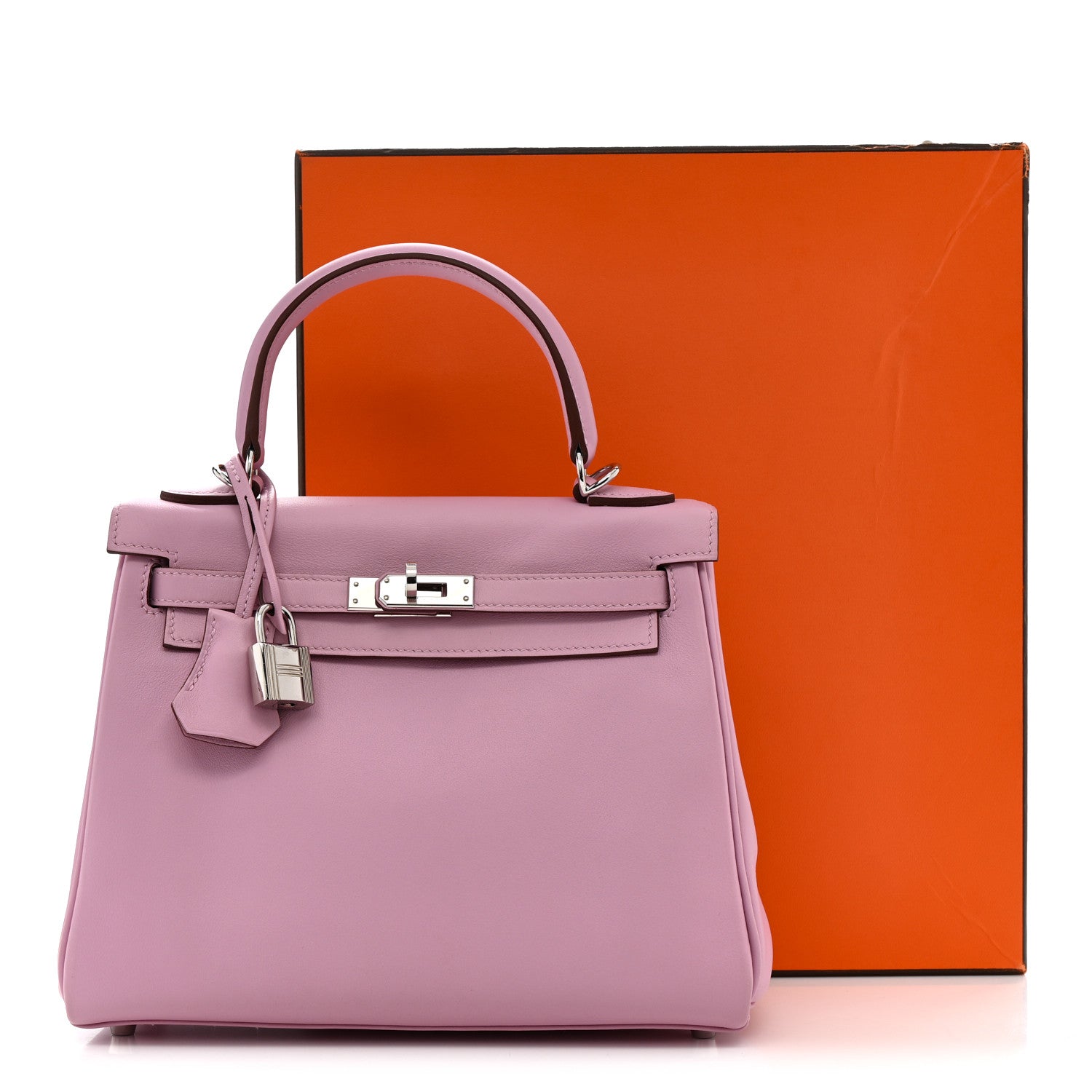 Hermes Swift Kelly Retourne 25 Mauve Sylvestre 17 of 17