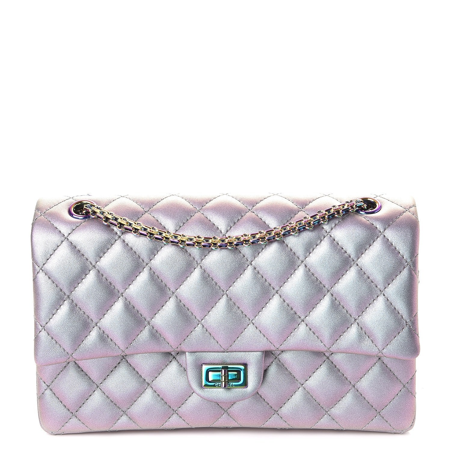 Chanel Iridescent Lambskin Quilted 2.55 Reissue 226 Flap Light Purple 1 of 9
