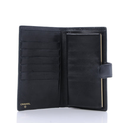 Chanel Caviar Timeless CC French Wallet Black 5 of 8