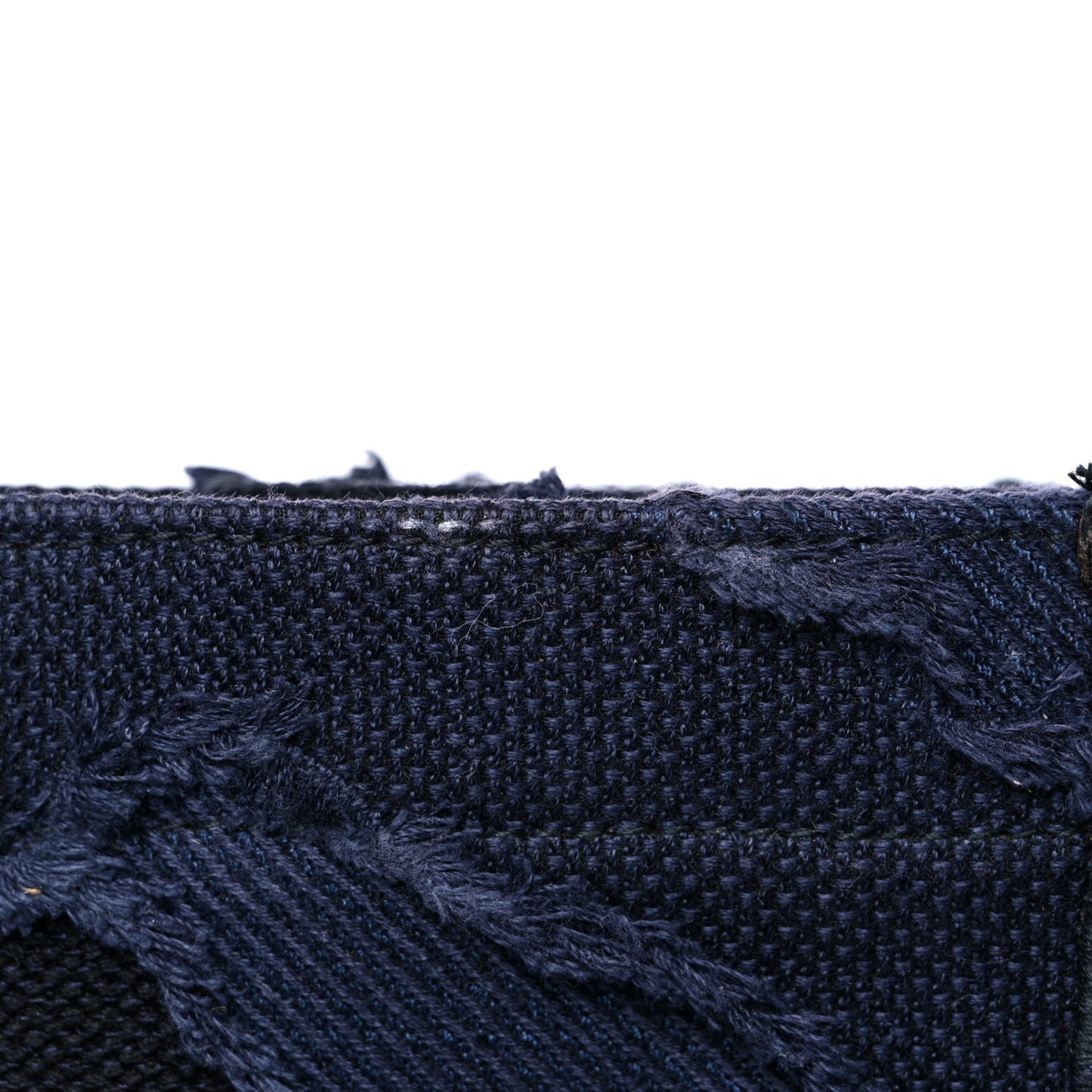 Canvas Embroidered Camouflage Book Tote Blue