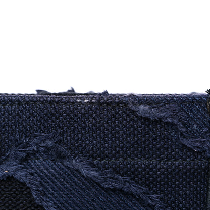 Christian Dior Canvas Embroidered Camouflage Book Tote Blue 18 of 20
