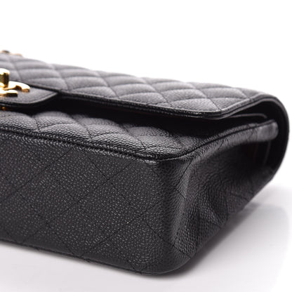 Chanel Caviar Quilted Medium Double Flap Black 6 of 9