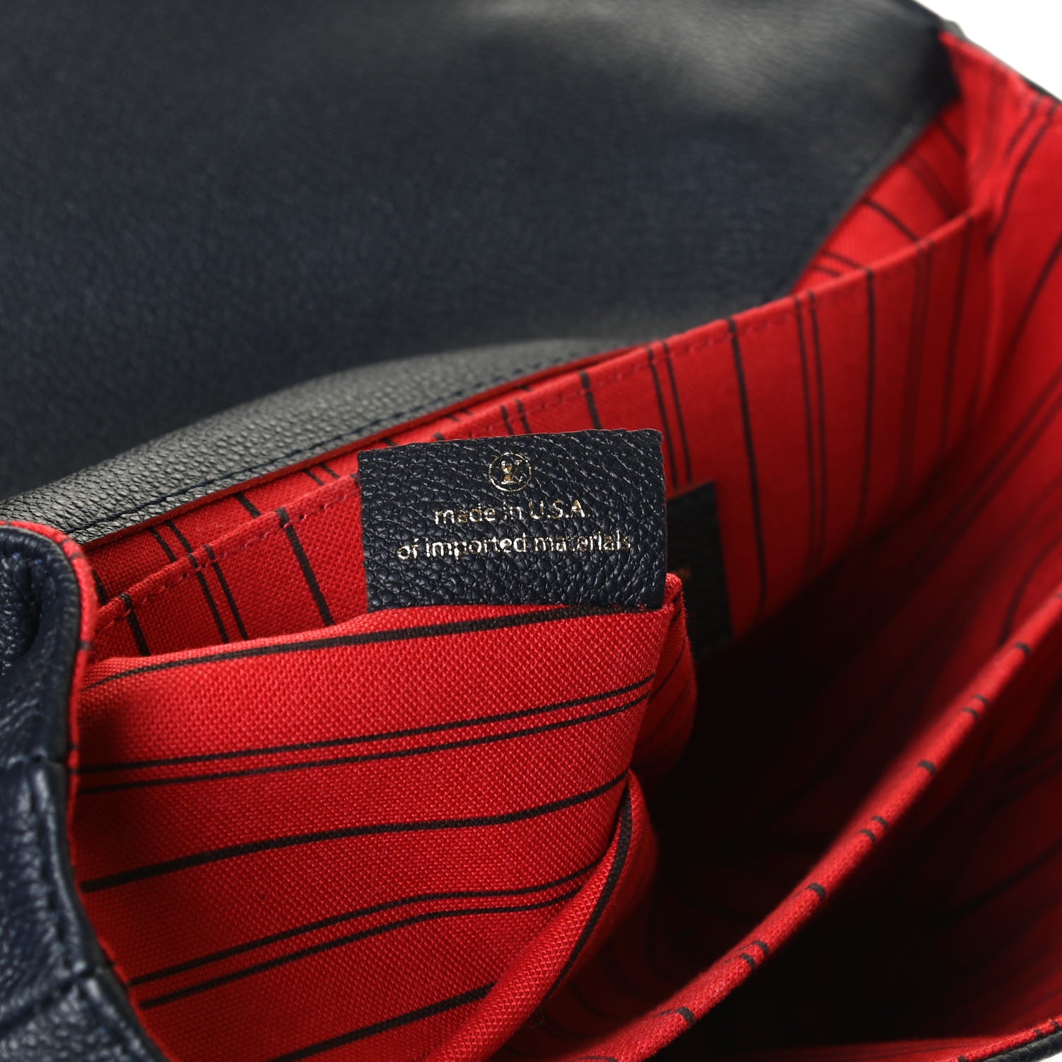 Louis Vuitton Empreinte Pochette Metis Marine Rouge 13 of 27