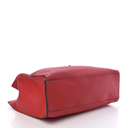 Gucci Soft Calfskin Medium Jackie Top Handle Bag Hibiscus Red 4 of 10