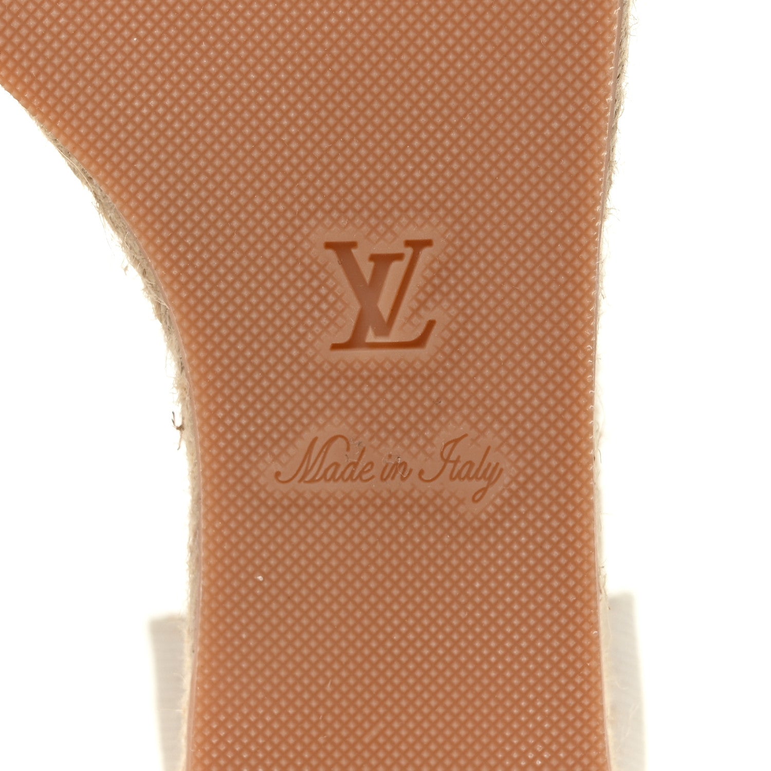Louis Vuitton Canvas Monogram Starboard Espadrille Wedge Sandals 39.5 6 of 10