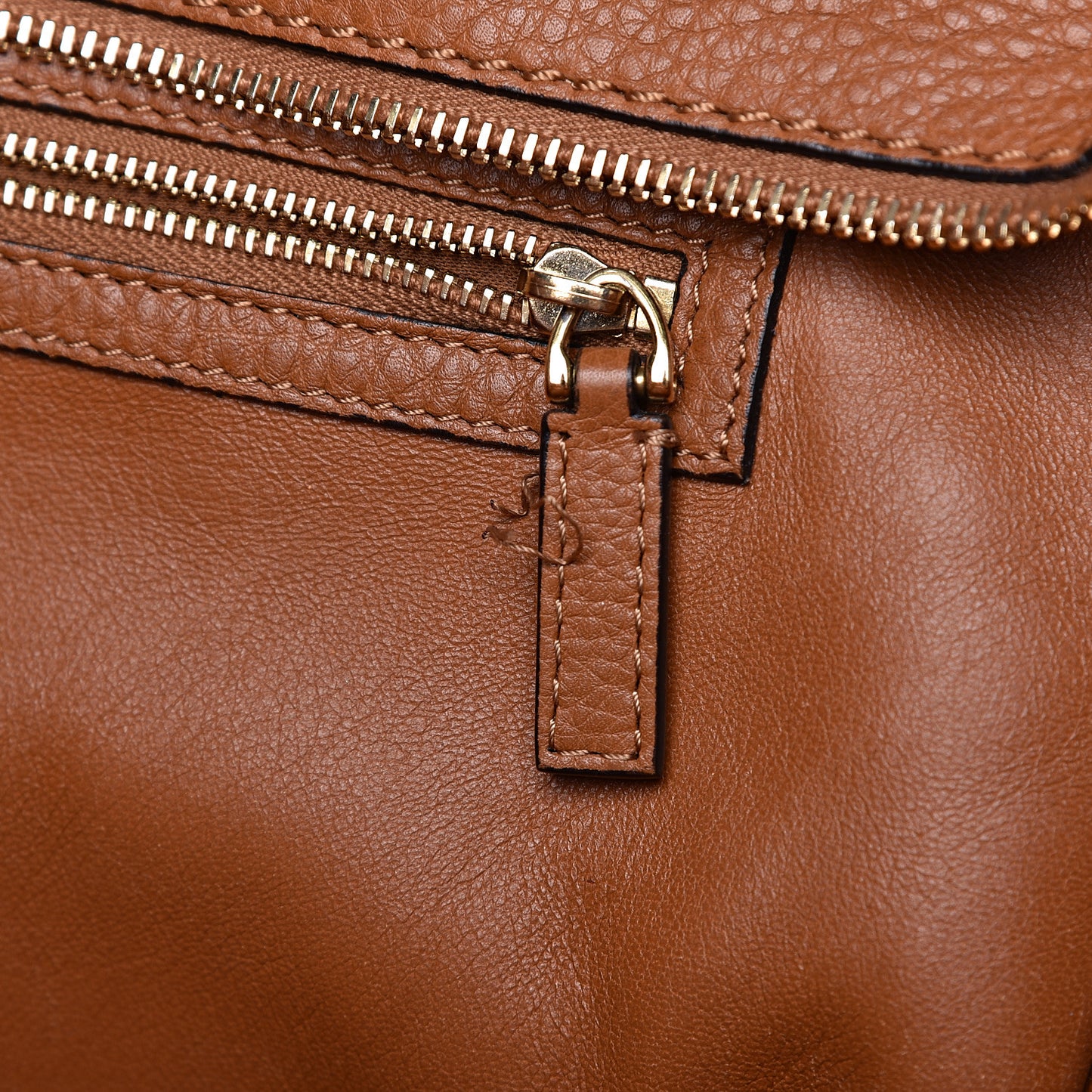 Grained Calfskin To Be Cool Tote Tan