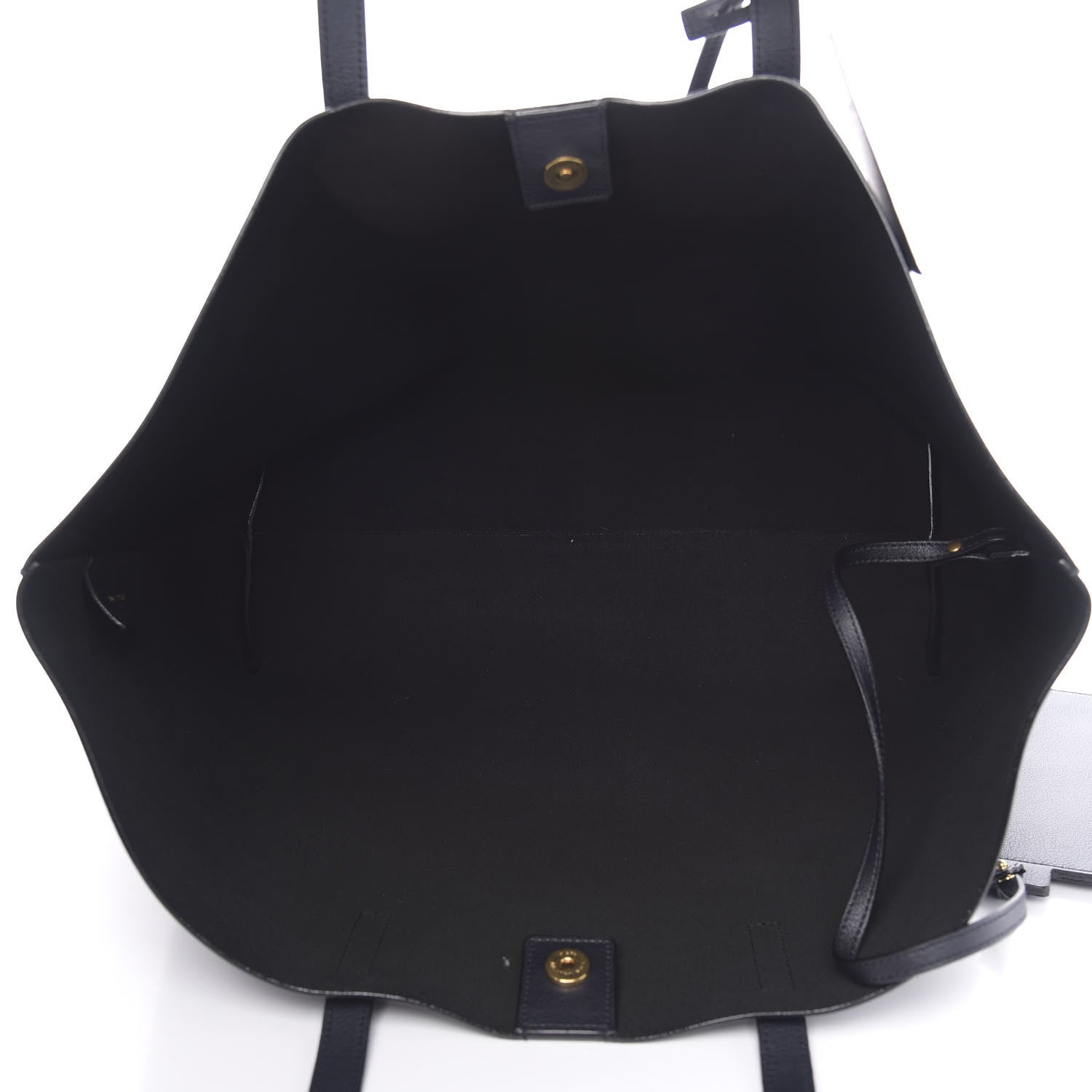 Saint Laurent Calfskin Large Shopping Tote Deep Marine 5 of 11