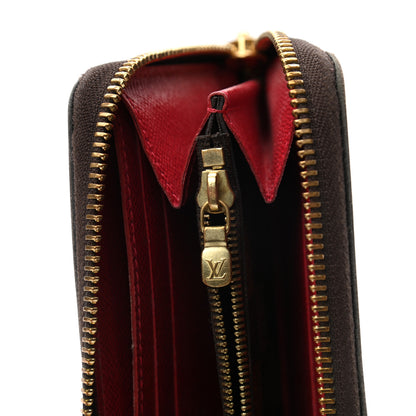 Louis Vuitton Damier Ebene Clemence Wallet Cherry 8 of 10