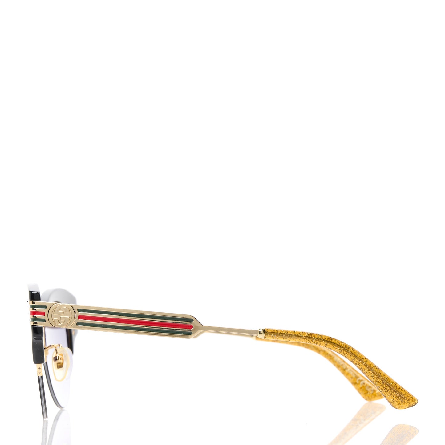 Glitter Cat Eye Sunglasses GG0283S Black