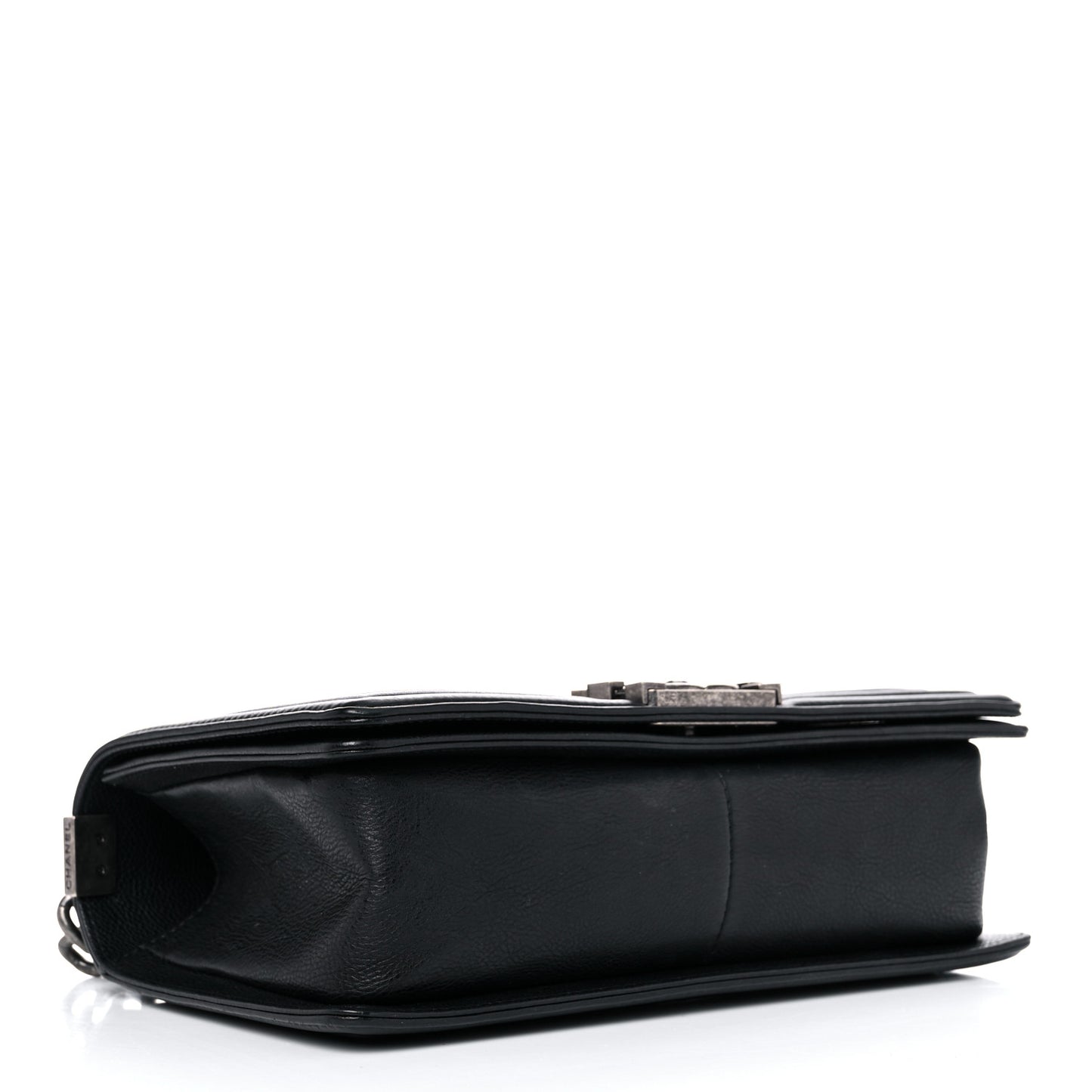 Calfskin Quilted Medium Boy Flap Black