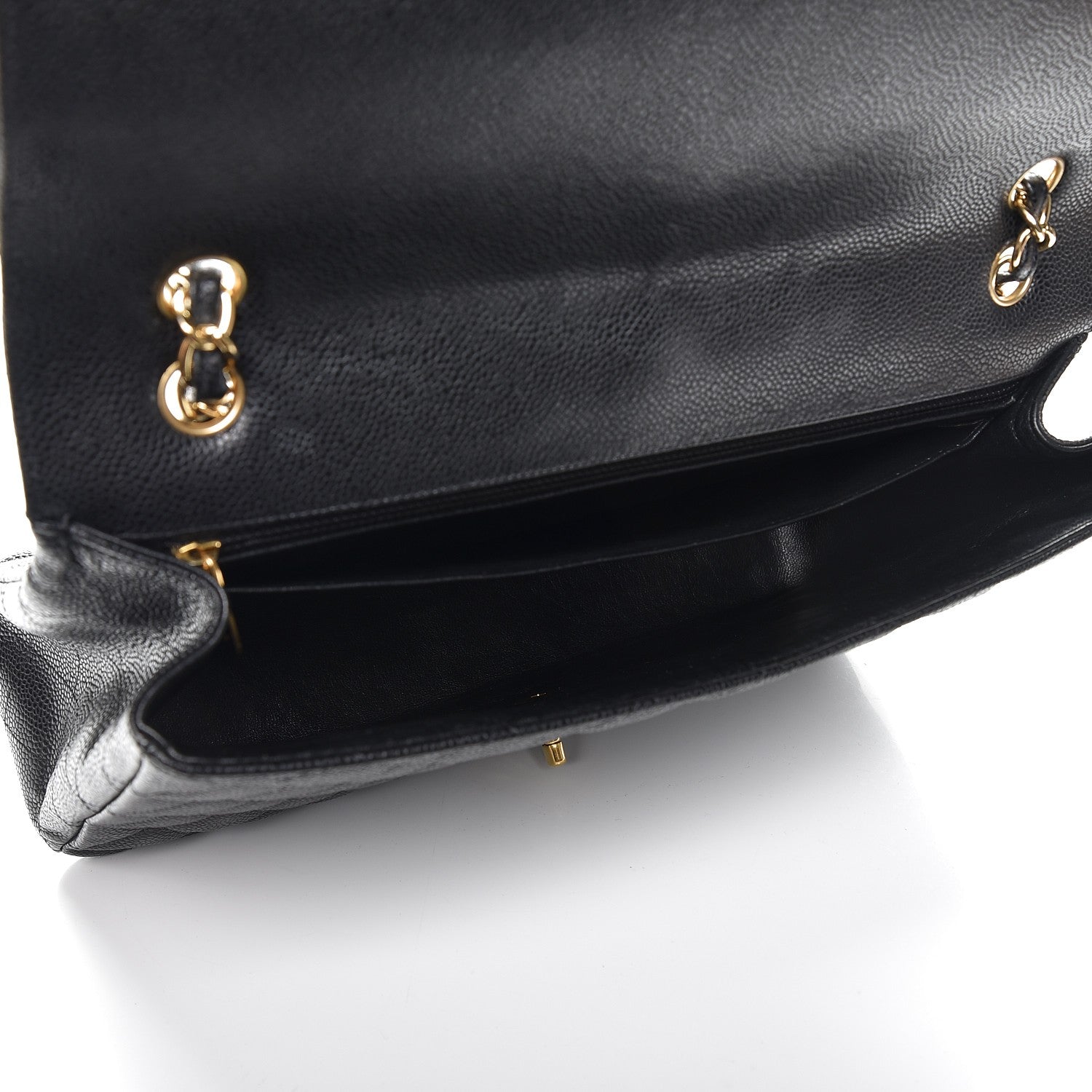 Chanel Caviar Quilted Maxi Single Flap Black 6 of 12