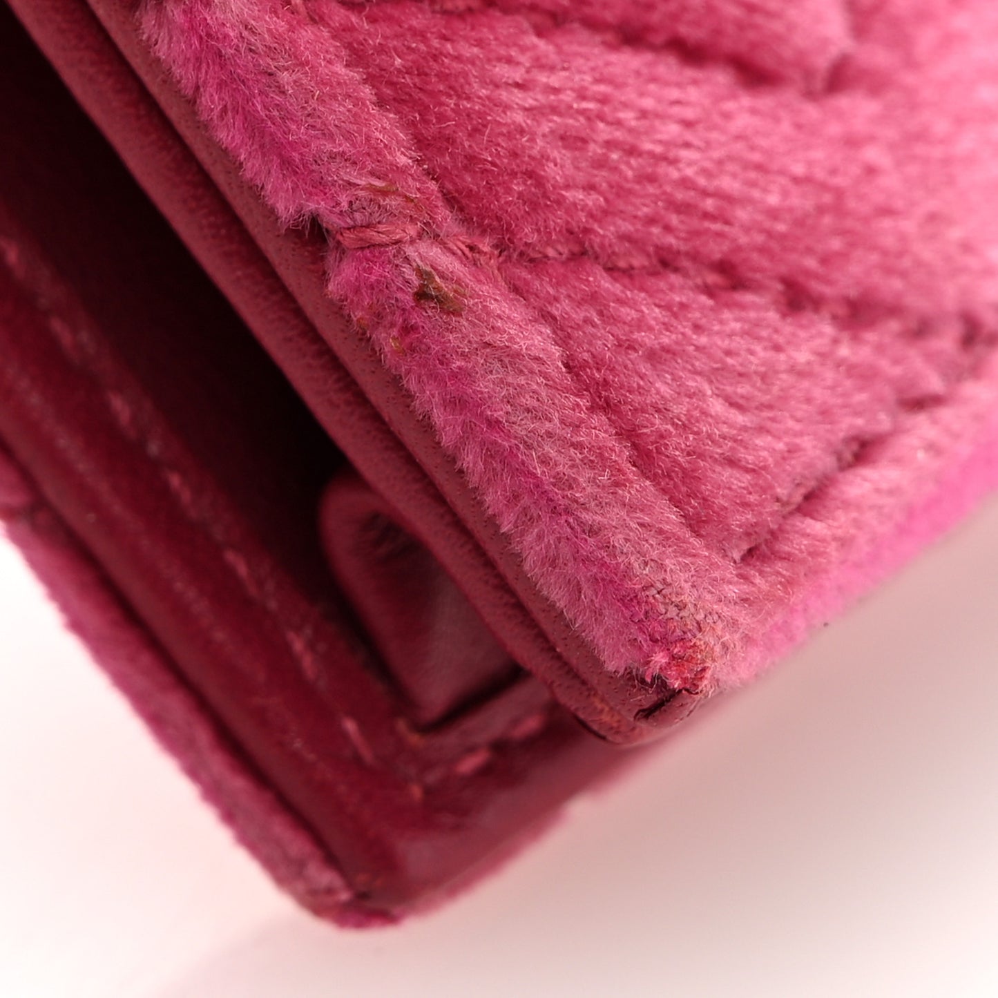 Velvet Matelasse Pearl Love Embroidered GG Marmont Card Case Wallet Light Raspberry Rose