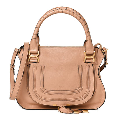 Chloe Calfskin Medium Marcie Satchel Light Tan 1 of 11