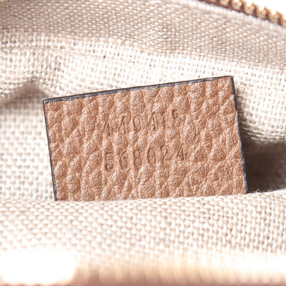 Gucci Monogram Mini Bree Messenger Bag Beige Tabacco 9 of 9