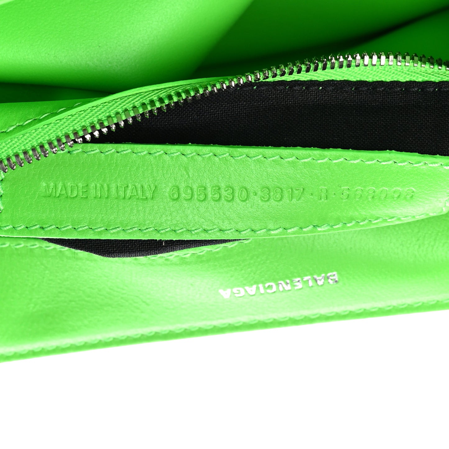 Nappa BB Monogram Embossed XL Triplet Bag Acid Green