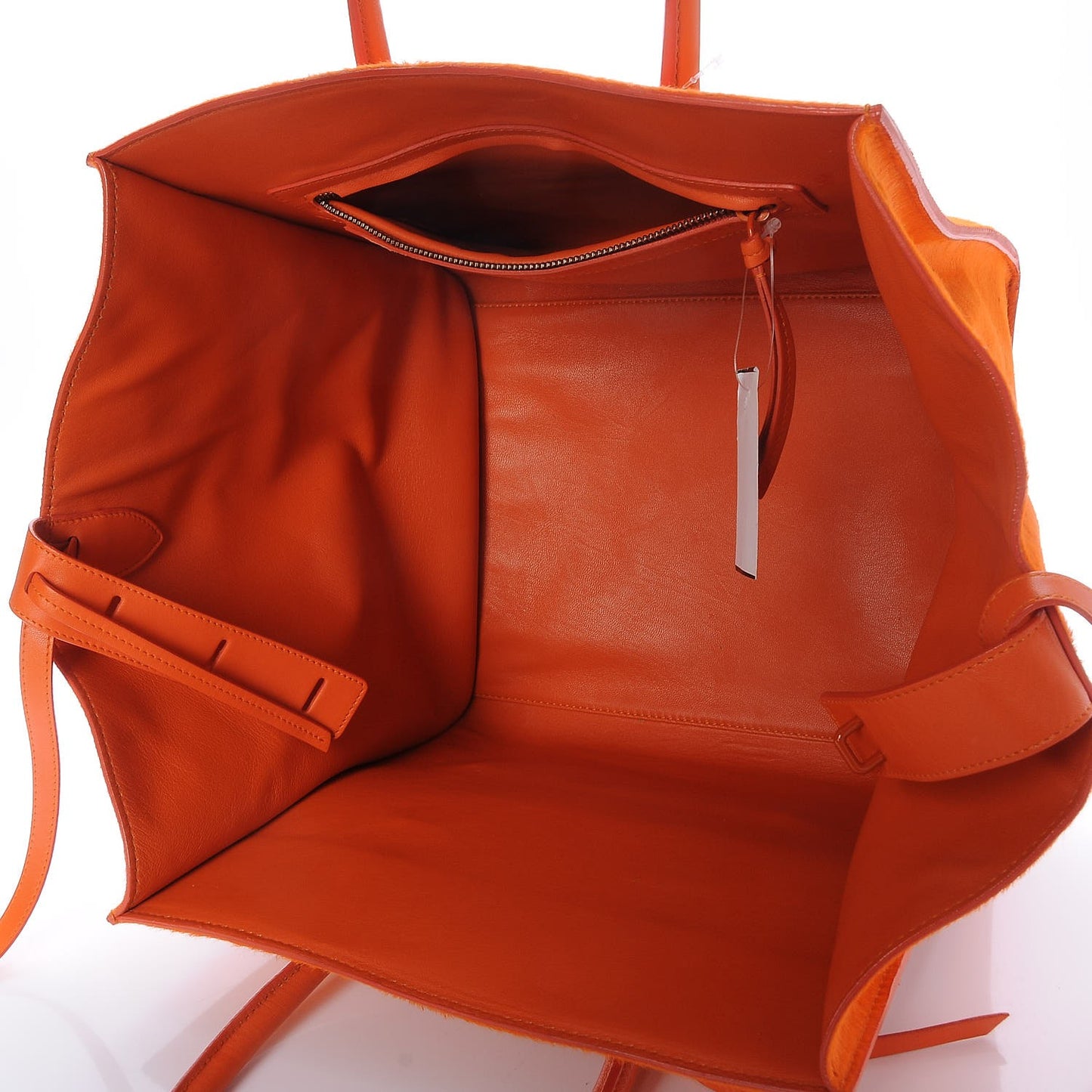 Pony Hair Medium Phantom Luggage Orange