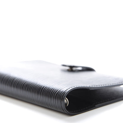 Louis Vuitton Epi Small Ring Agenda Cover Black 6 of 9