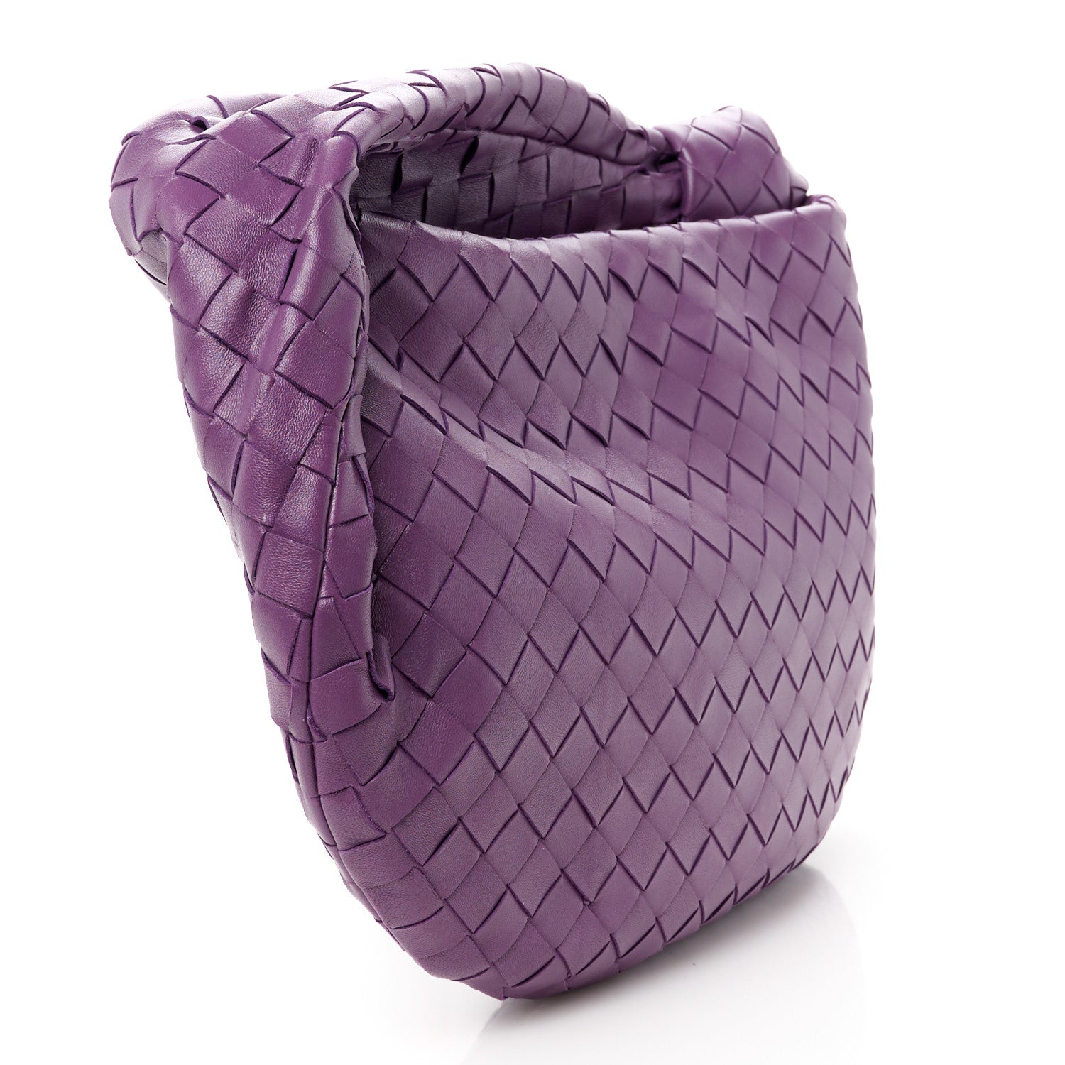 Bottega Veneta Nappa Intrecciato Teen Jodie Hobo Eggplant 3 of 11