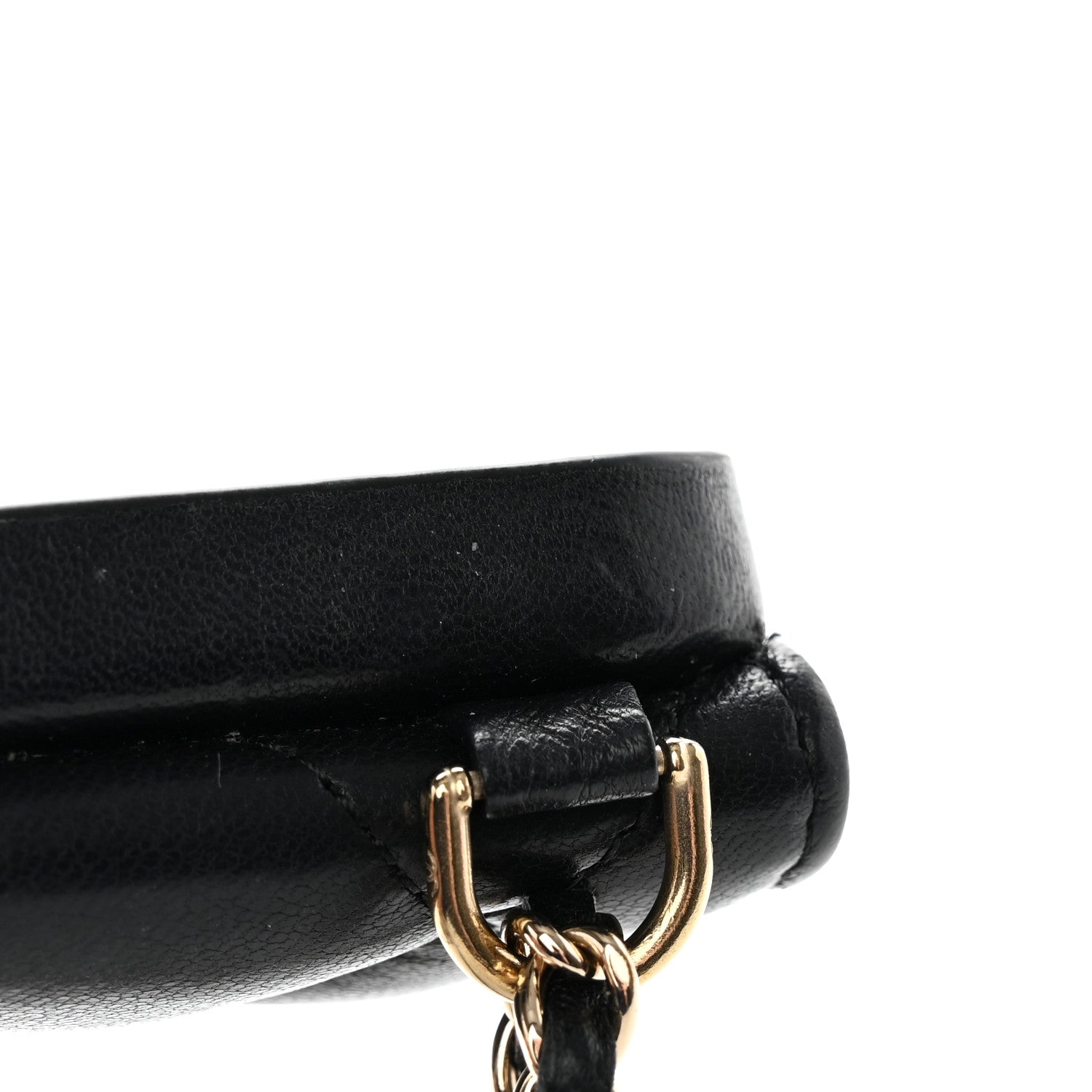 Chanel Lambskin Quilted iPhone XII Pro Holder With Chain Black 10 of 11