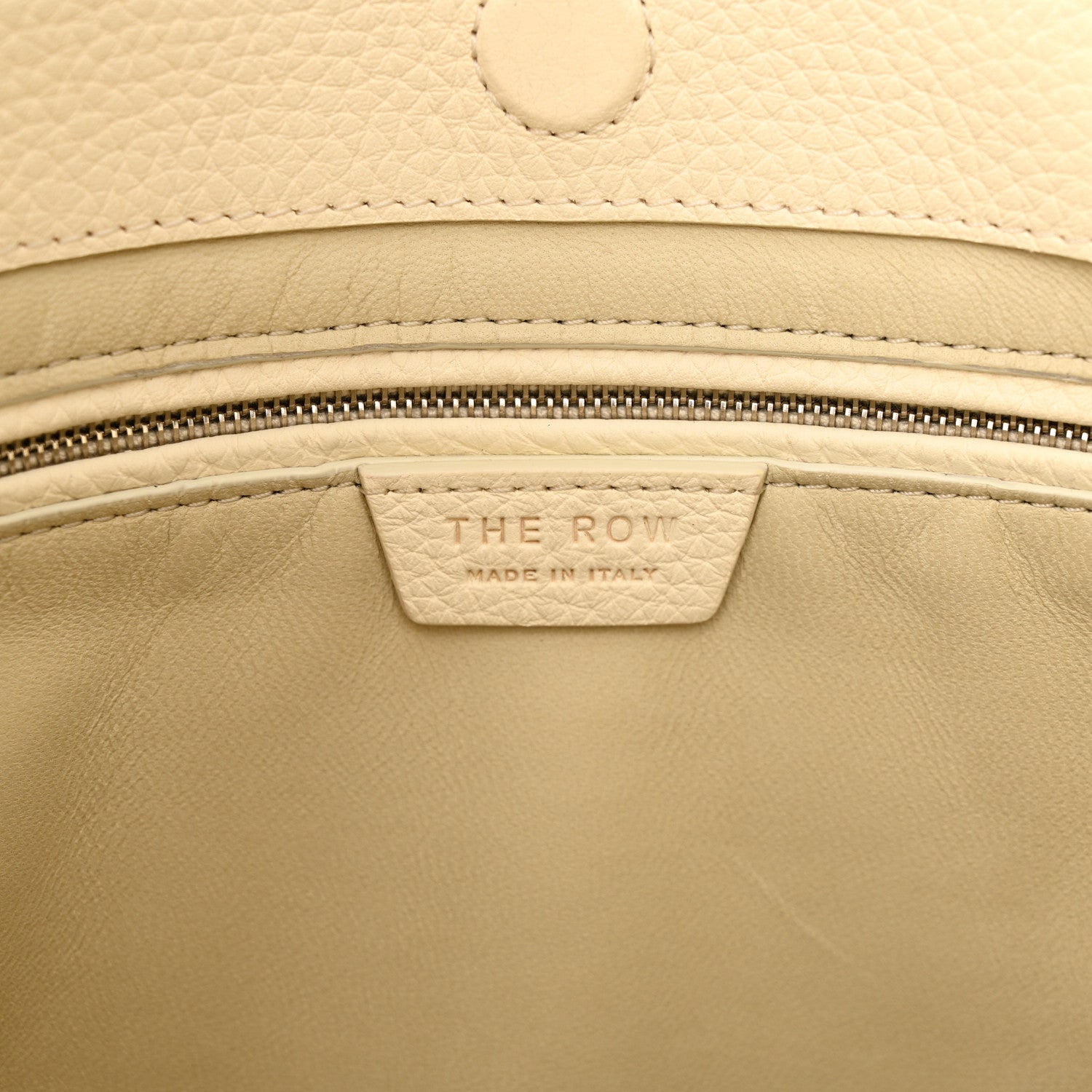 The Row Grained Calfskin Jules Bag Milk 6 of 9