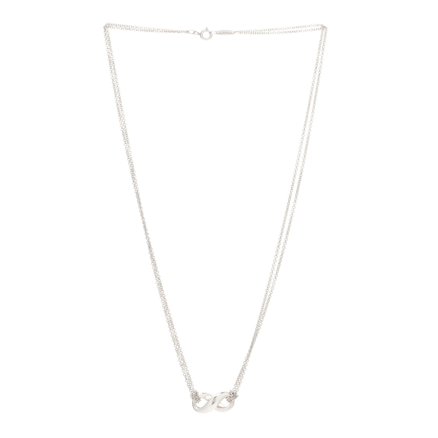 Sterling Silver Infinity Pendant Necklace