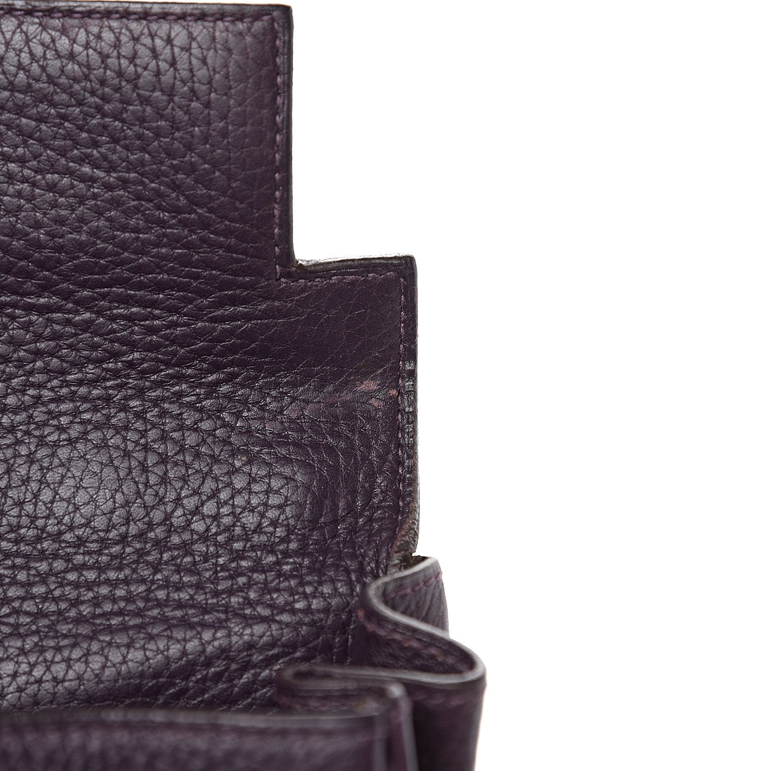 Hermes Taurillon Clemence Kelly Retourne 32 Raisin 7 of 12