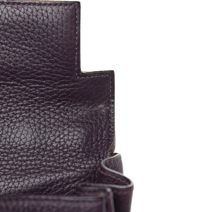 Hermes Taurillon Clemence Kelly Retourne 32 Raisin 7 of 12