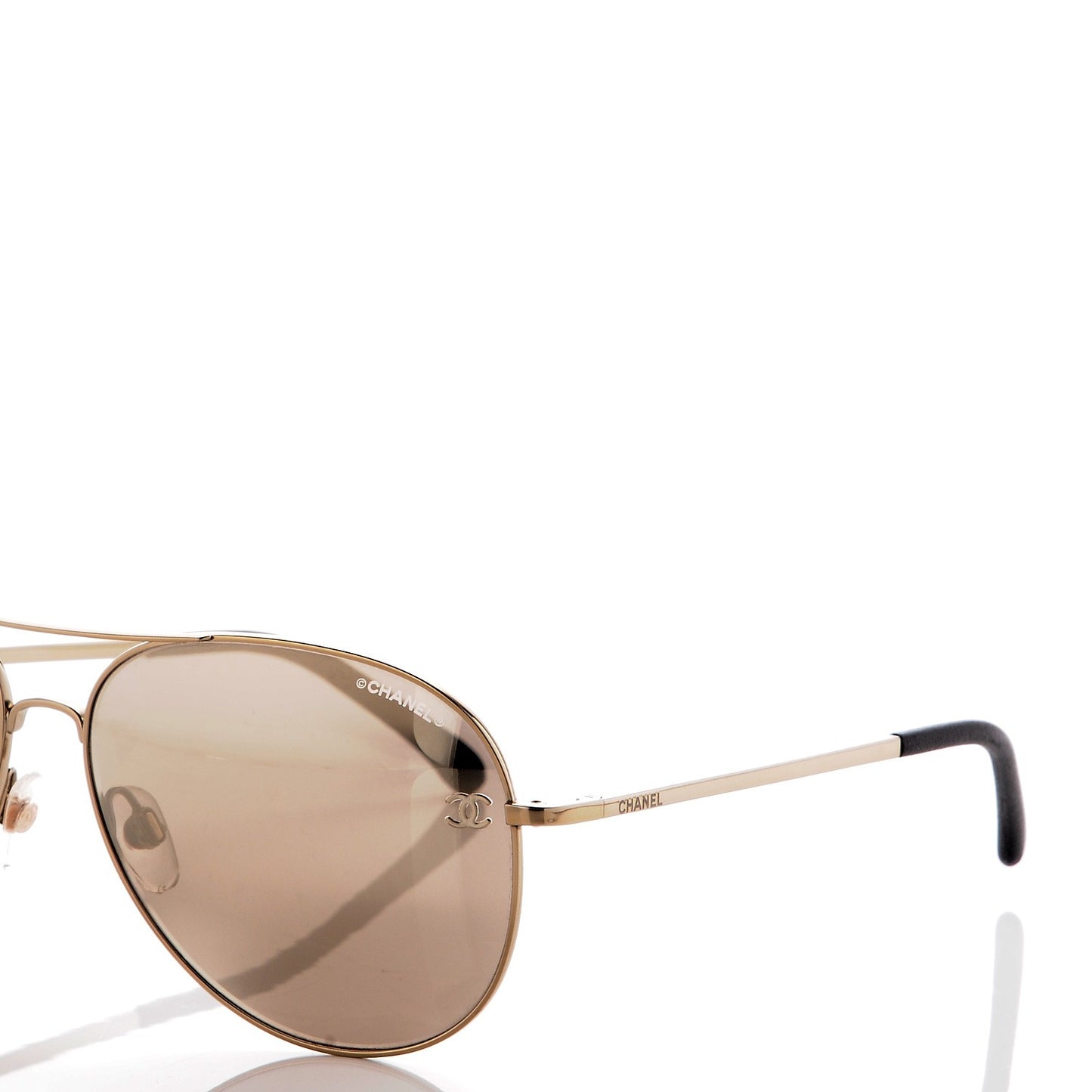 Metal Aviator CC Sunglasses 4189-T-Q Brown